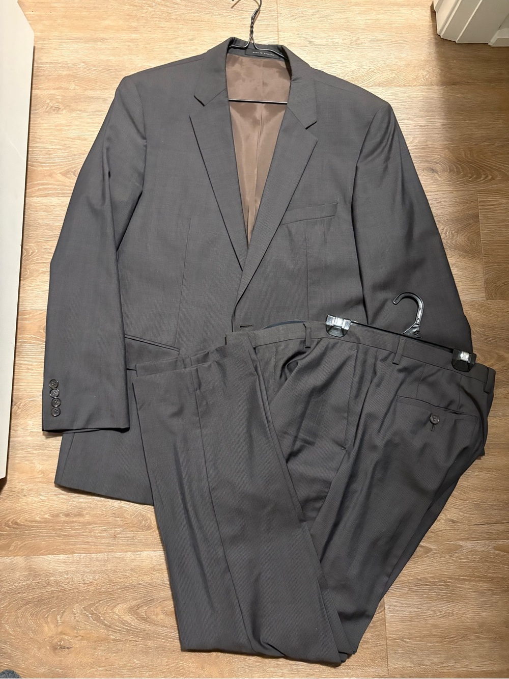 Hugo Boss Brown Men's Two-Piece Suit - Blazer & Trousers